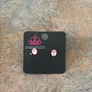 Paparazzi Pink Stud Earrings NWOT